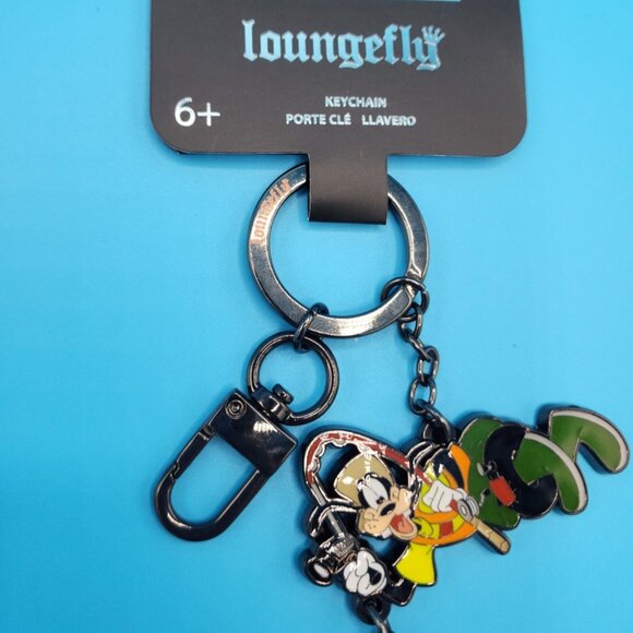 Loungefly A Goofy Movie Goofy Fishing Dangling Keychain Charm NEW - Picture 3 of 9
